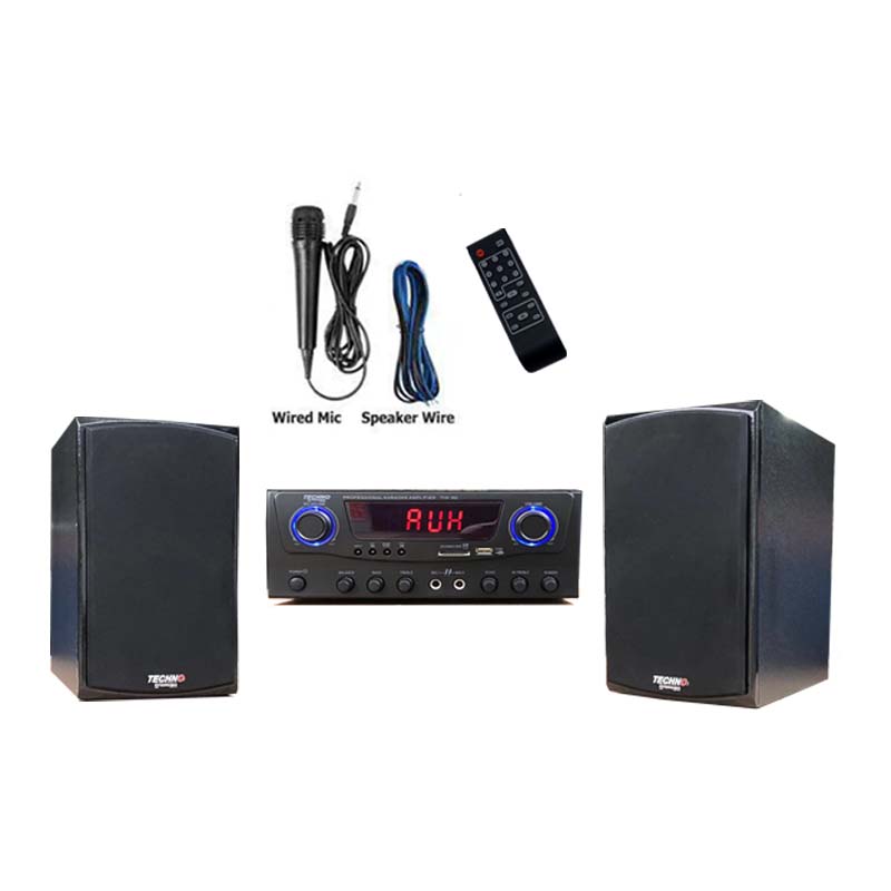 Techno Tamashi 6.5” Speaker Set with Power Amplifier
