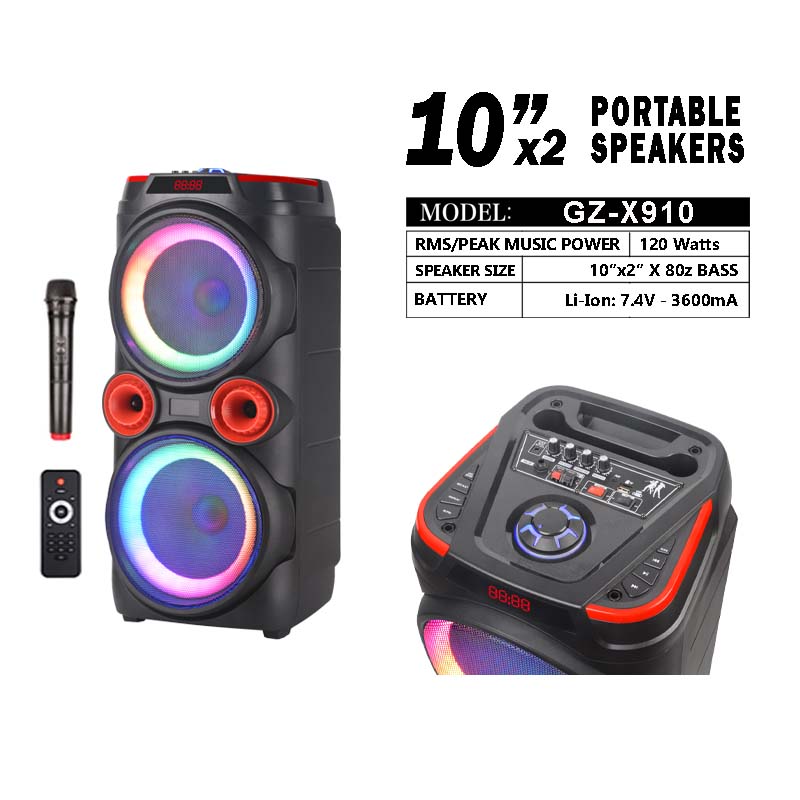 Techno Tamashi GZ-X910 Portable Speakers