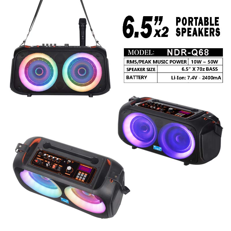 Techno Tamashi NDR-Q68 Portable Speakers