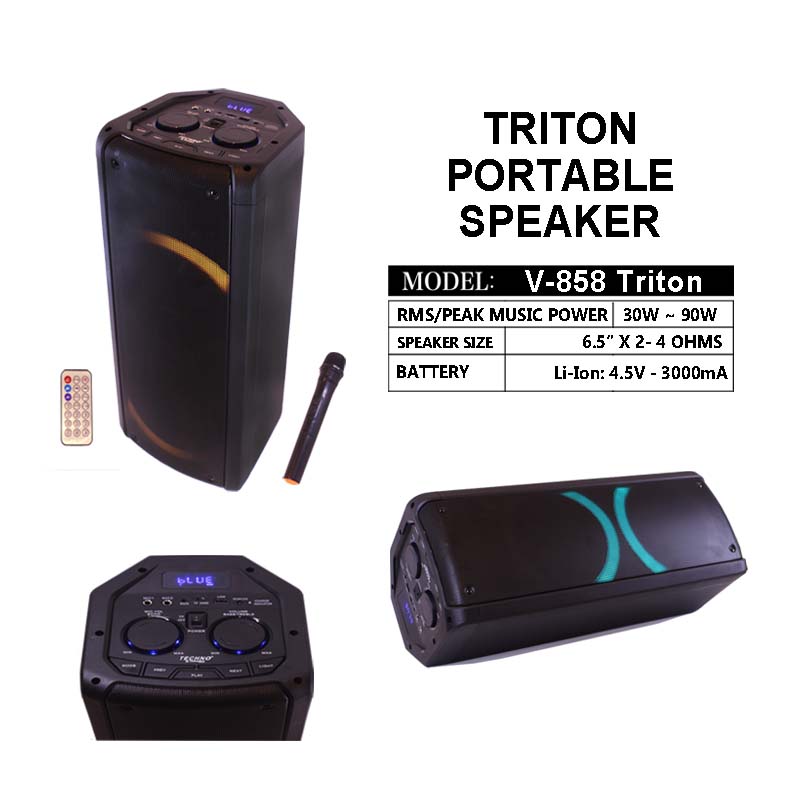 Techno Tamashi V-858 Triton Portable Speaker
