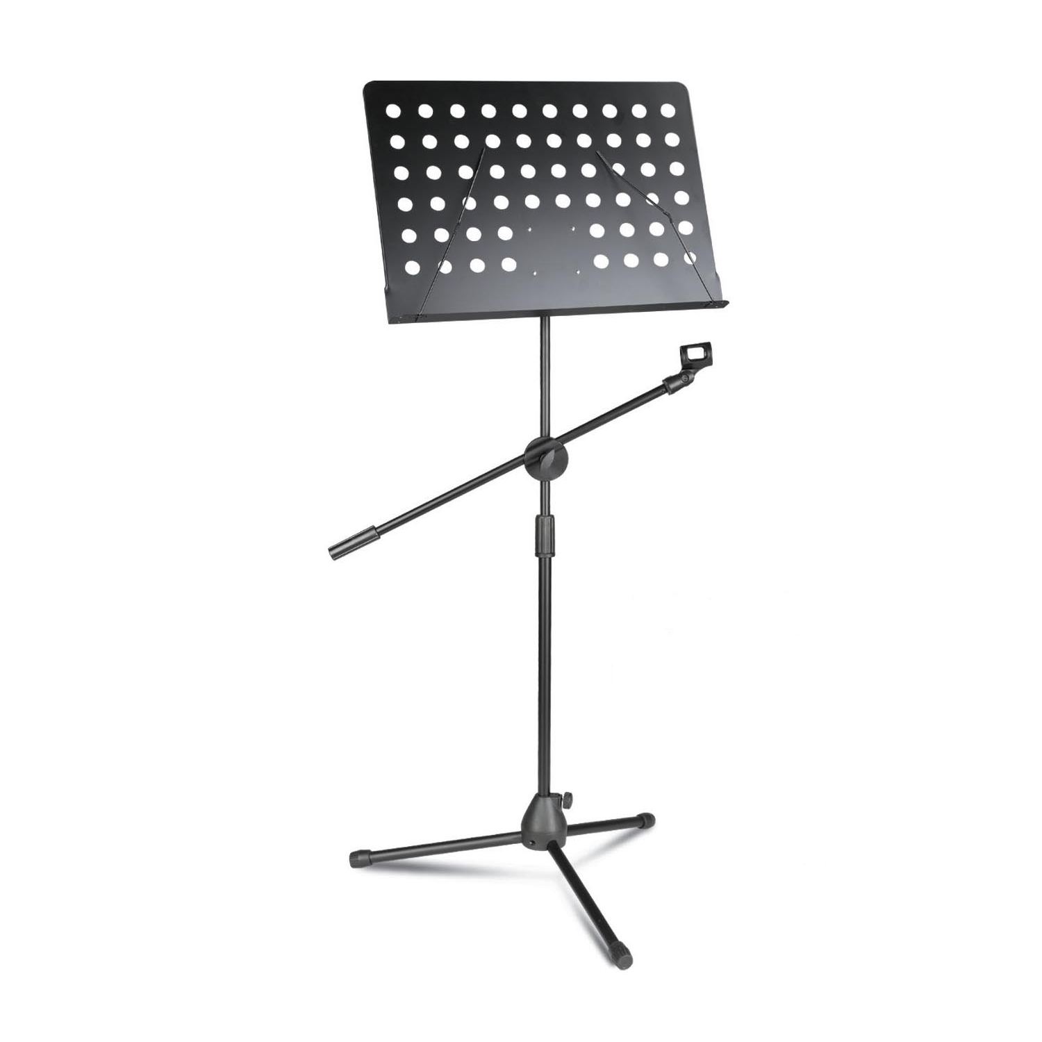 Techno Tamashi A-513 Professional Music Stand with Mic Boom Stand (Black)