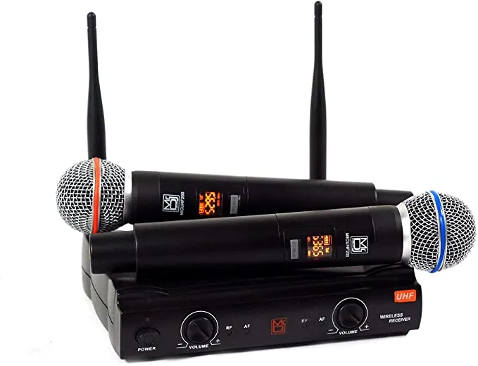 Wireless Microphone System Mr. DJ MICUHF-200 Mr. DJ